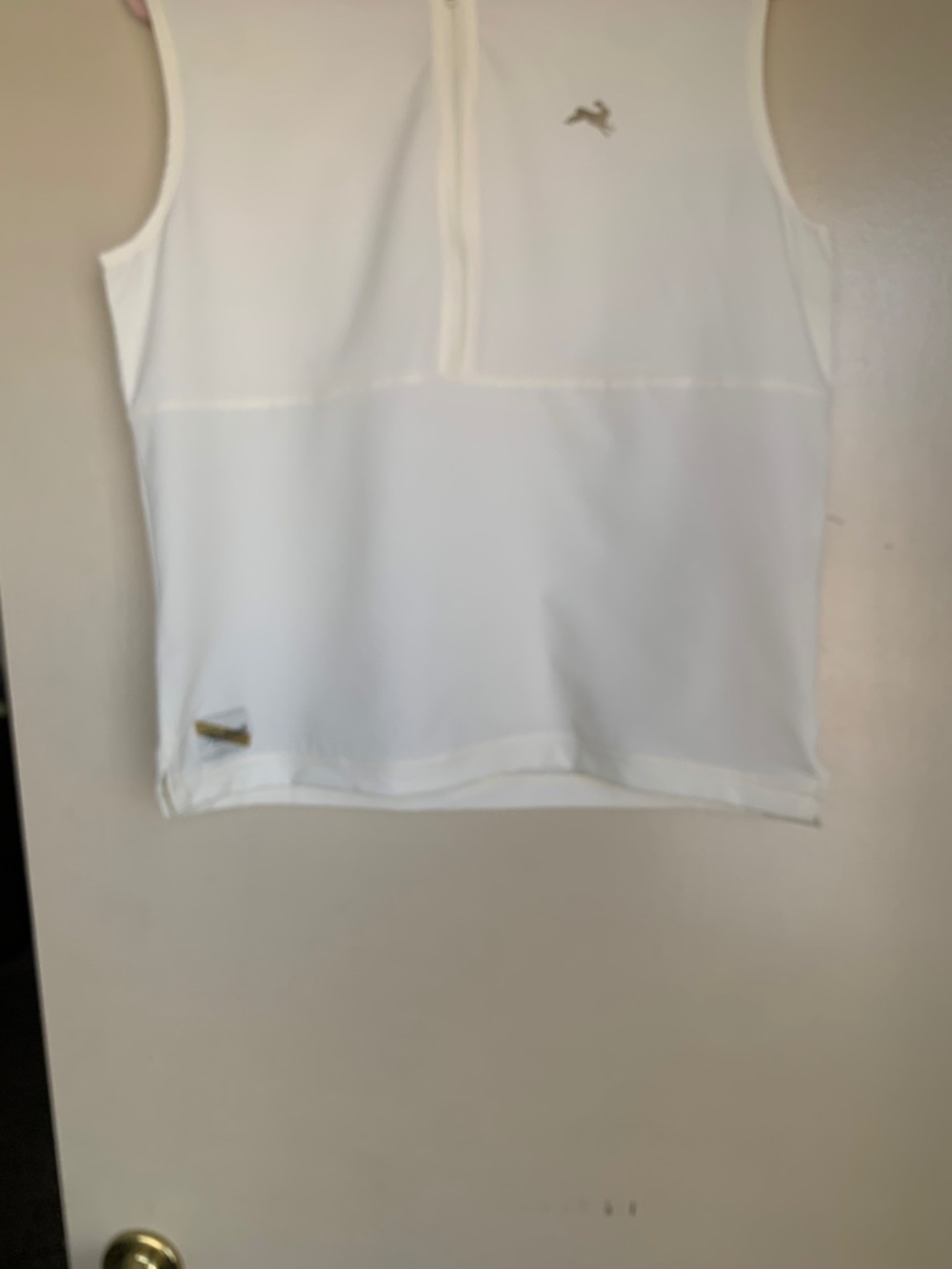 Tracksmith Ivory Beige 1/2 Zip Vest Harbor Shell Top Sz.S Running Athletic Shirt - Picture 9 of 16